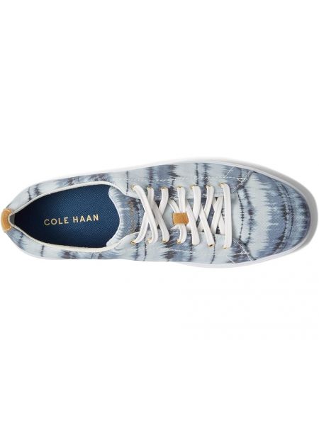 Замшевые кроссовки с принтом Cole Haan синие