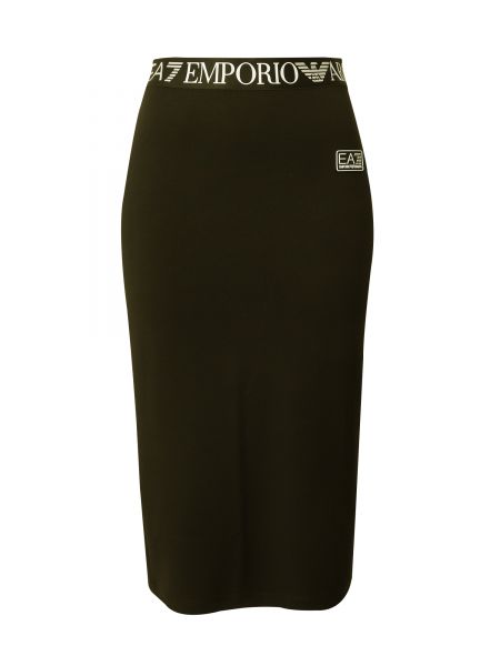 Slim fit priliehavá puzdrová sukňa Ea7 Emporio Armani čierna