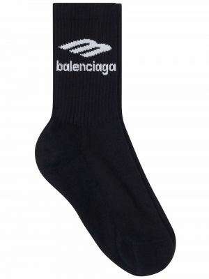 Sportinės kojinės Balenciaga juoda