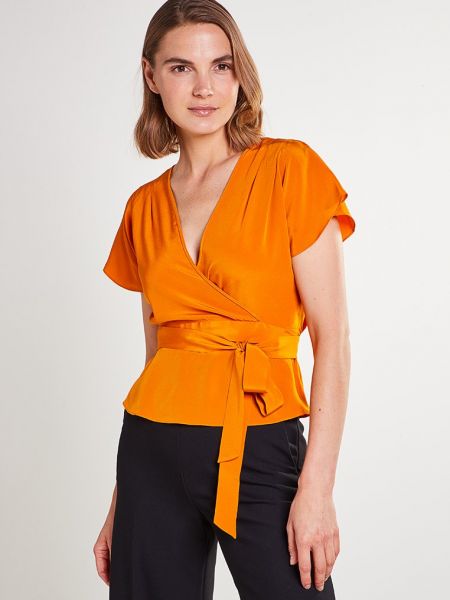 Bluzka Diane Von Furstenberg pomarańczowa