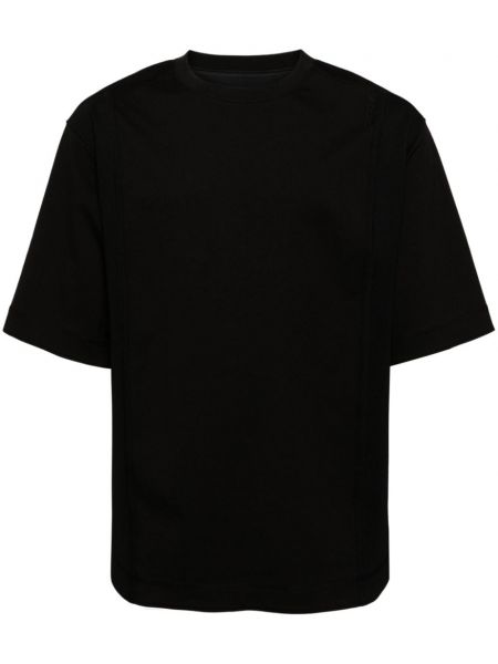 Βαμβακερή μπλούζα Croquis μαύρο