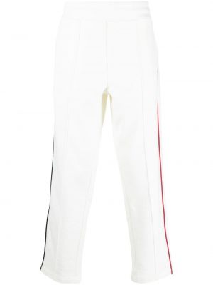 Pantaloni sport Moncler alb