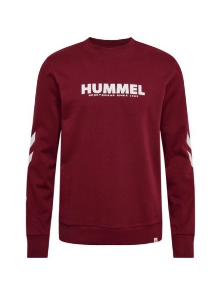 Klassischer sweatshirt mit rundhalsausschnitt Hummel braun