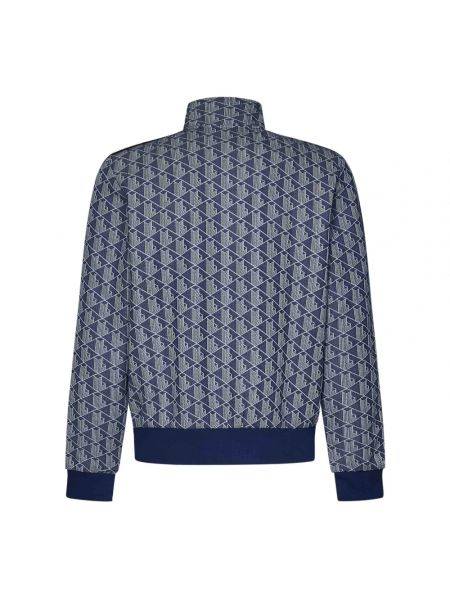 Sweter ze stójką Lacoste niebieski