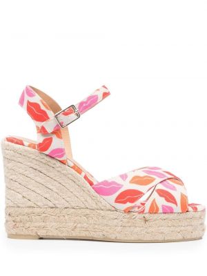 Espadrillos med kilklack Castañer rosa