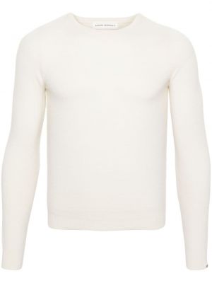 Slim fit kašmírový svetr Extreme Cashmere bílý