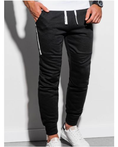 Sportovní kalhoty Ombre Clothing černé