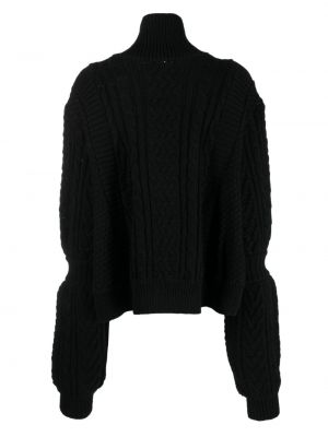 Vilnonis megztinis chunky Noir Kei Ninomiya juoda