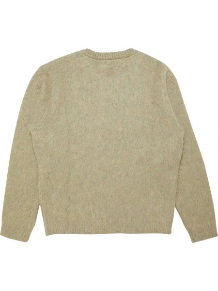 Меланжевый свитер Lemaire серый