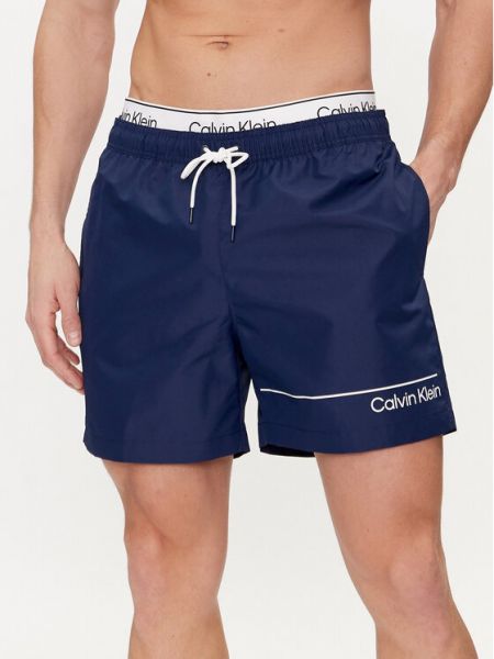 Niebieskie szorty Calvin Klein Swimwear