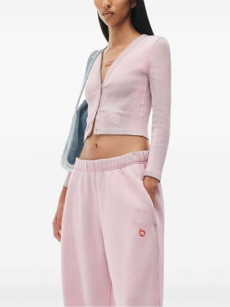 Strickjacke aus baumwoll Alexander Wang pink