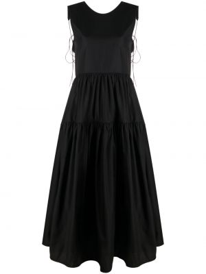 Βαμβακερή φόρεμα Cecilie Bahnsen μαύρο