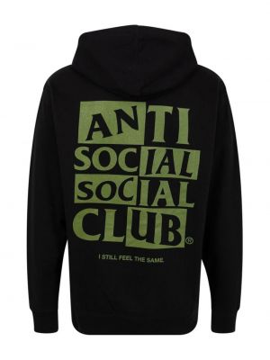 Hoodie mit print Anti Social Social Club schwarz