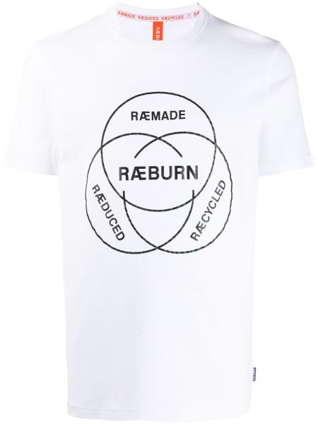 Camiseta con estampado Raeburn blanco