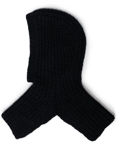 Černý pletený vlněný čepice 3.1 Phillip Lim