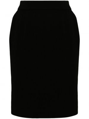 Φούστα mini με κουμπιά Chanel Pre-owned μαύρο