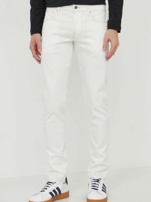 Белые джинсы скинни Guess