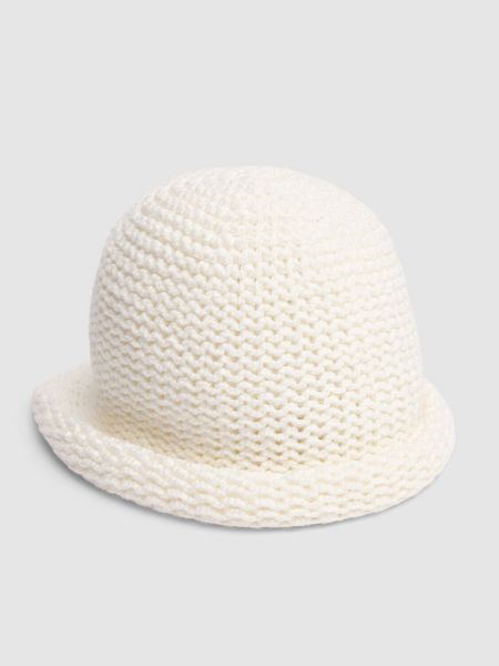 Памучна шапка Loro Piana бяло