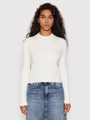 Пуловер slim Calvin Klein Jeans бежово