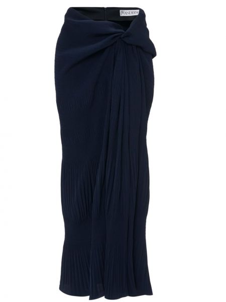 Drapované dlouhá sukně Jw Anderson Modré