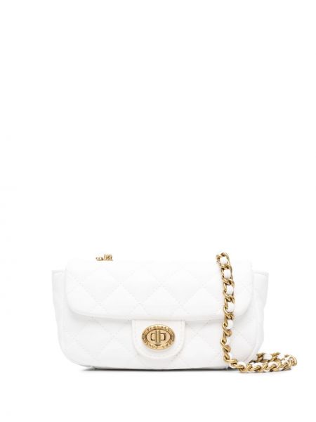 Dygsniuota rankinė per petį Versace Jeans Couture balta
