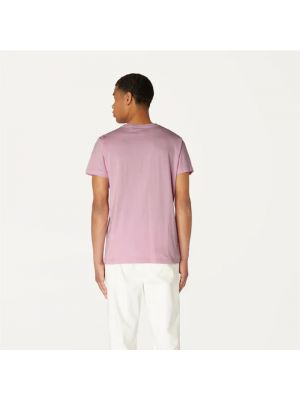 Camiseta de algodón K-way rosa