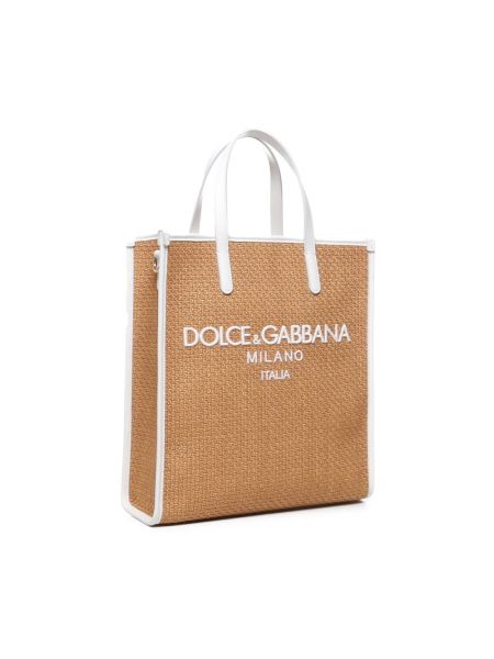 Bolso shopper Dolce & Gabbana beige