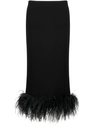 Midi sukně z peří 16arlington černé