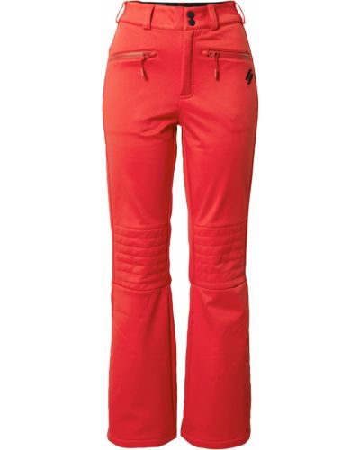 Superdry Pantaloni sport 'Slalom'  roși aprins / negru