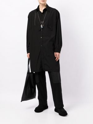 Camisa con botones Yohji Yamamoto negro