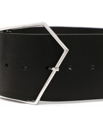 Cinturón con estampado geométrico con hebilla Iro negro