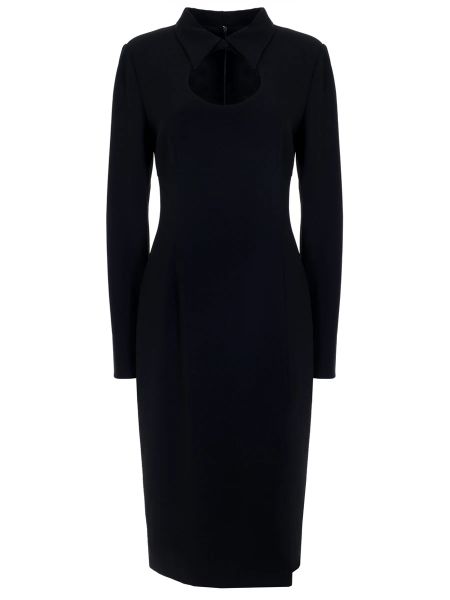 Однотонное платье Dolce & Gabbana черное