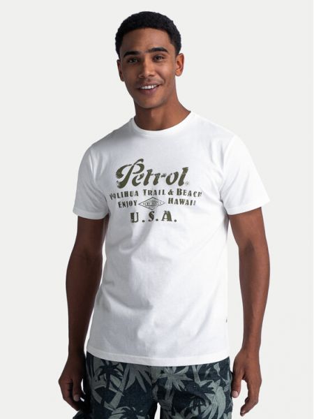 T-shirt Petrol Industries blanc