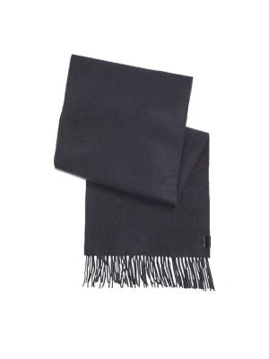 Серый плетеный шерстяной шарф Calvin Klein
