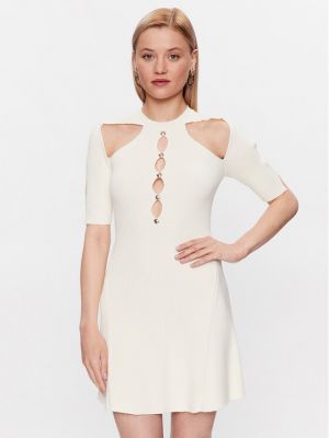 Плетена рокля Pinko бяло