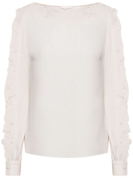 Bluse Oscar De La Renta hvid