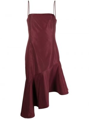 Mini robe brodé taille haute en suède Polo Ralph Lauren