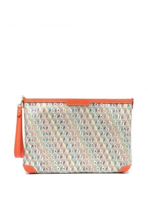 Trykt clutch Anya Hindmarch