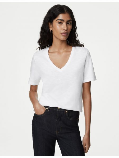 Tričko Marks & Spencer bílé