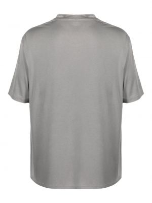 T-krekls ar apaļu kakla izgriezumu Satisfy pelēks