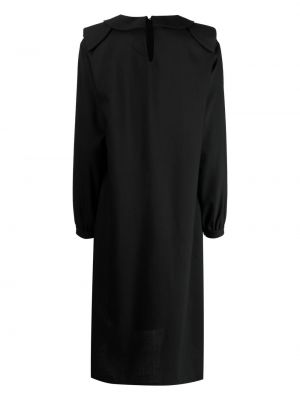 Sukienka długa asymetryczna Raf Simons czarna