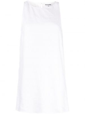 Lněné šaty Reformation bílé