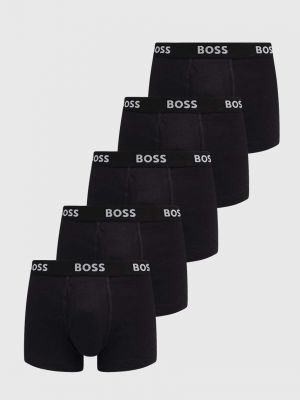Slipuri din bumbac Boss negru