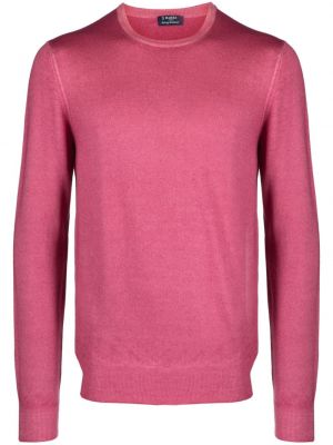 Vlnený sveter Barba ružová