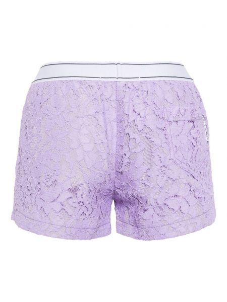Shorts en dentelle Des Phemmes violet