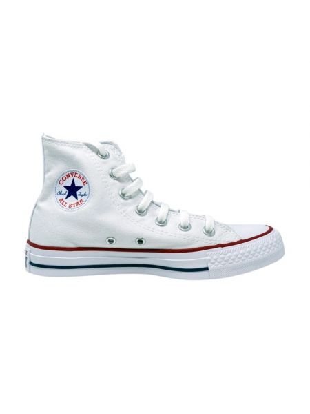 Sneakersy bawełniane z nadrukiem Converse białe