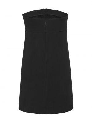 Sukienka mini z kokardką Saint Laurent czarna