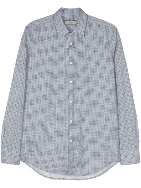 Βαμβακερό πουκάμισο με σχέδιο Canali