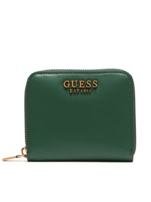 Peňaženka na zips Guess zelená