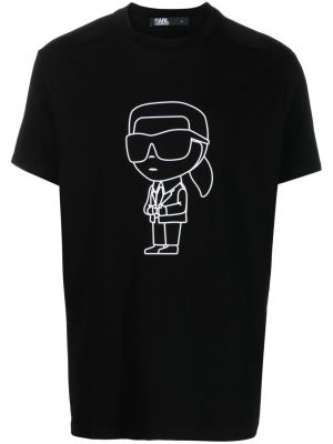 T-shirt Karl Lagerfeld svart